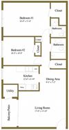 2 Bedroom 2 Bath